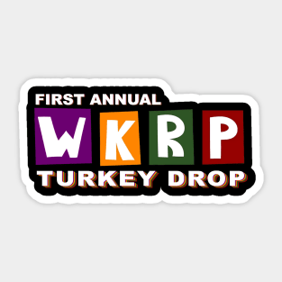 Wkrp Turkey Drop Sticker